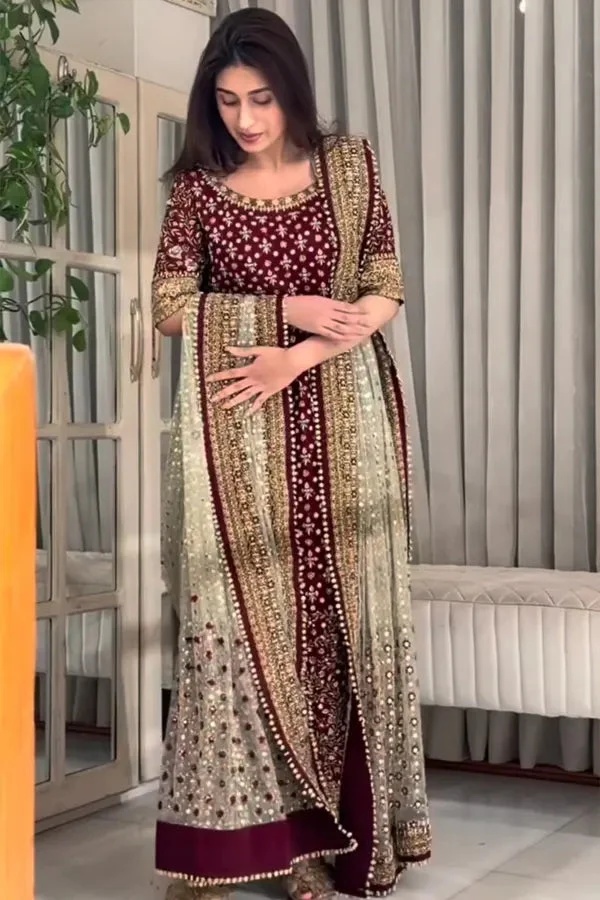 AREESHA I HARIS SHAKEEL clothing with coordinated formal styling.